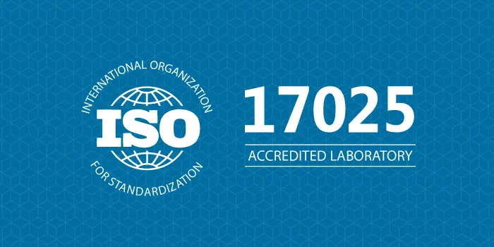 ISO 17025 Accredited Laboratory