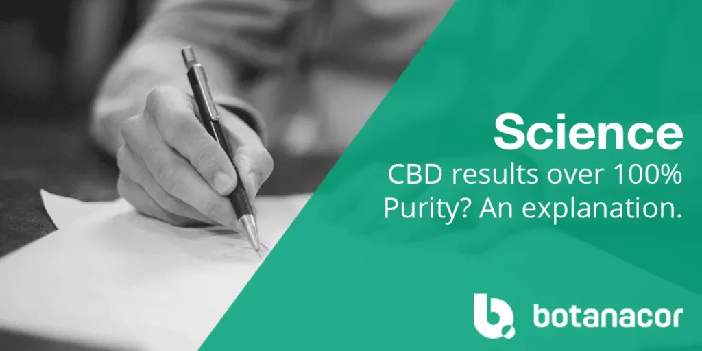 CBD results over 100% Purity? An explanation.