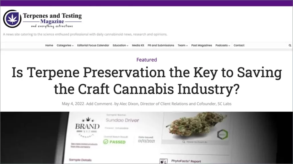 Is Terpene Preservation the Key to Saving the Craft Cannabis Industry