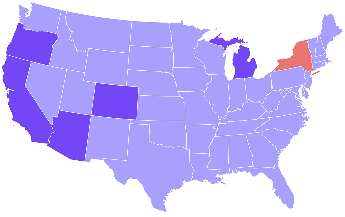 SC Labs USA Cannabis Map